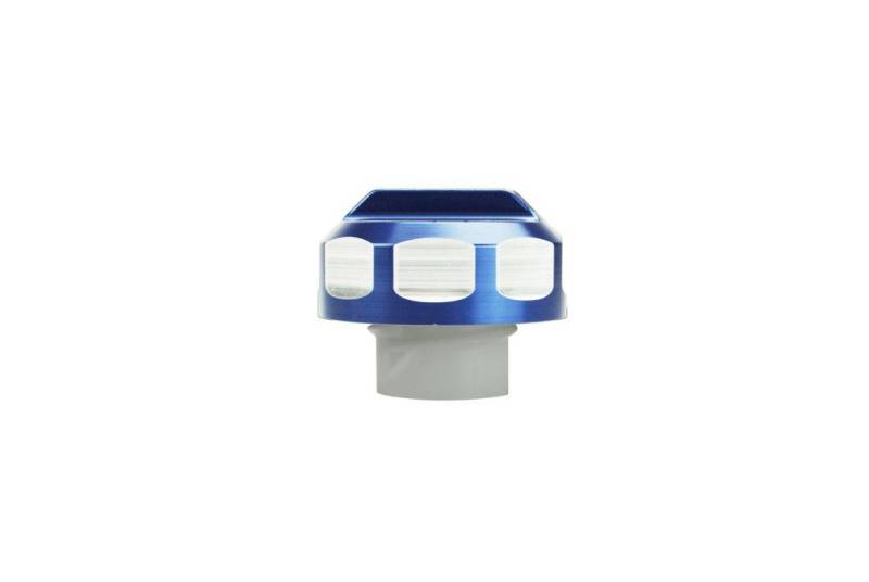 Ford F-350 Fuel Cap - Sinister Diesel - Billet Fuel Plug/Cap - Sinister Blue - `08-`20
